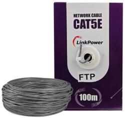LinkPower Cablu FTP CAT5E Cupru 100m Gri - LinkPower LINK-FTP-100 (LINK-FTP-100)