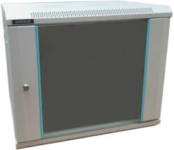 Dateup Cabinet metalic perete, 9 Unitati, Gri, Neasamblat - DATEUP Rack 9U60x45-PE-G (Rack 9U60x45-PE-G)