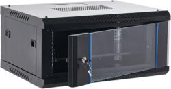 AsyTech Cabinet metalic 4U 19" 600x450, capacitate incarcare 60 Kg, negru - ASYTECH Networking ASY-4U-6045WL (ASY-4U-6045WL)
