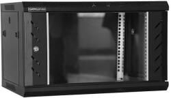 Dateup Cabinet metalic 600x450, 4 Unitati, Neasamblat, Culoare Neagra - DATEUP Rack 4U 600x450 (Rack-4U-600x450)