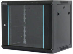 Dateup Cabinet Metalic Perete 18U Negru Asamblat - DATEUP Rack 18u60x60-PE-N (Rack 18U60x60-PE-N)