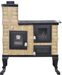 eSemineu Terracotta Stove Small Boot Cream/Rustic 8kW left