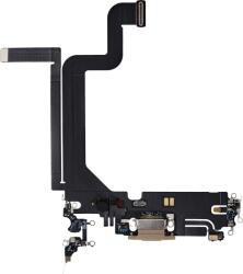 Apple Cablu Flex Port Incarcare Cu Placa iPhone 14 Pro Max Premium (Gold)