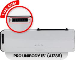 Apple Baterie Laptop A1286 MacBook Pro 15-inch 2009 Apple A1281 7080mAh 1095V 7080mAh OEM
