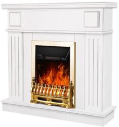 Art Flame Galileo gold & Marina 1048x978x300 mm white