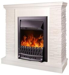 Art Flame Pluton & Rock 980x883x300 mm white