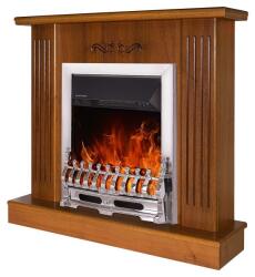 Art Flame Galileo silver & Smile 940x910x265 mm walnut