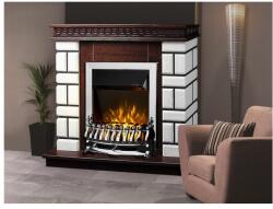 Art Flame Galileo silver & Nazari Mini 1080x860x245 mm white-brown