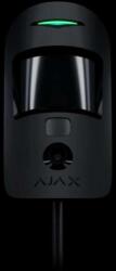 Ajax Systems MotionCam PIR mozgásérzékelő beépített kamerával; riasztás kiegészítése képpel; fekete (MOTIONCAM-FIBRA-BLACK)