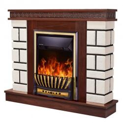Art Flame Meridian & Nazarii 1080x860x245 mm walnut