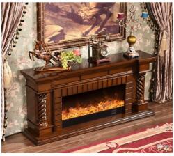 Art Flame Frankfurt Small 1500x700x330 mm walnut brown