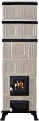 eSemineu Terracotta stove 6 rows Byzantine Grey 10kW