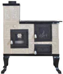 eSemineu Terracotta stove Small Azteca Boot 8kW left