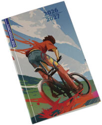 Realsystem Diák zsebkönyv REALSYSTEM papírborító 125x205mm cyberpunk 2025-2026 (5313-61) - nyomtassingyen