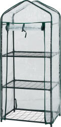 Strend Pro Palántanevelő, Strend Pro Garden, 59, 8 × 39 × 126 cm, kerti fóliasátor kivitelű, 3 polcos, kompakt, helytakarékos (TC2173647)