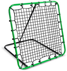 Neo-Sport Visszapattanó futball edzőkapu, Neo-Sport, 100 x 100 cm, zöld keret, fekete PE háló, fém váz, időjárásálló, 4 db rögzítő (TE1458)