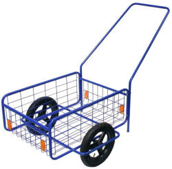  Kétkerekű kocsi, RDV 4 / Rapid 4, kék, 61, 8 x 41, 8 x 23, 2 cm, 80 kg teherbírás, 29 cm felfújható kerekek, kivehető fogantyú, golyóscsapágyas, 12 mm tengely (TC217990)