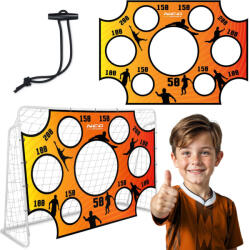 Neo-Sport Célzóponyva futballkapura, Neo-Sport, 215 x 150 cm, vízálló, ütésálló, rögzítőkkel, könnyű felszerelés (TE1478)
