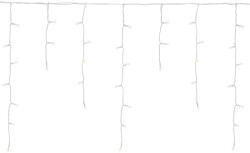 Magic home Fényfüggöny, MagicHome Vianoce, Jégcsap, 360 db LED, melegfehér, 10 m lánc, 5 m tápkábel, kültéri, IP44, 230 V, egyszerű világítás, időzítő (TC8090916)