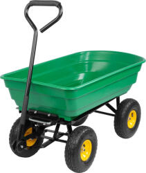 Strend Pro Garden Négykerekű kocsi, Strend Pro Garden Greenlawn Transporter, 75 l, felfújható kerekek 10 × 3, 50 - 4, műanyag test, fém váz, 250 kg teherbírás (TC2170699)