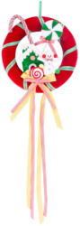 MagicHome MagicHome Candy Line karácsonyi dekoráció, Candy Line Koszorú, 40 x 95 cm (TC8091200)