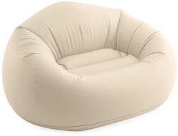  Felfújható fotel, Intex Beanless Bag, 137 x 127 x 74 cm, bézs, puha matt felületű kialakítás (66505NP) (66505)