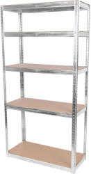 Strend Pro 5 polcos fém/MDF műhelypolc, 180 x 90 x 40 cm, teherbírás: 175 kg/polc (TC2212302)