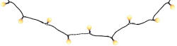 Magic home LED fényfüzér, MagicHome Vianoce Cherry Balls, 100 LED, 9, 9 m, melegfehér, IP44, 8 funkciós, kültéri, zöld kábel (TC8091140A)