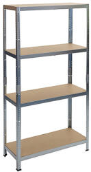 Strend Pro 4 polcos fém/MDF műhelypolc, 180 x 90 x 40 cm, teherbírás: 175 kg/polc (TC2210779)