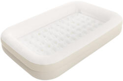  Felfújható vendégágy gyerekeknek, Intex Kidz, 168 x 107 x 25 cm, bézs, kivehető belső matraccal, leesésgátló peremmel, kézi pumpával és hordtáskával (66811) (66811)