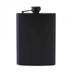  Sticla mare de buzunar din otel inoxidabil cu capacitate de 270 ml, negru