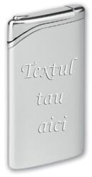  Bricheta Personalizata Argintie, Antivant, Gravata cu Textul Tau Bricheta