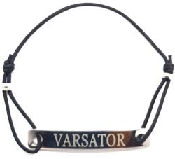  Bratara neagra cu snur ajustabil zodia varsator