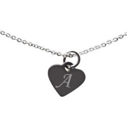  Bratara argint 925, 25 cm, si charm inima argint, gravat si personalizat cu litera ta