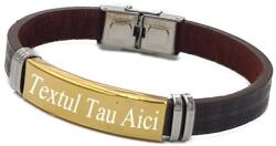  Bratara model Egipt, M2, aurie, personalizata cu textul tau