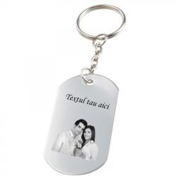  Breloc personalizat poza si text. Breloc gravat cu poza si textul tau - dalimag - 89,00 RON