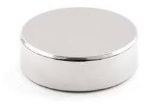  Magnet foarte puternic, gri, disc, simplu, 25 mm X 4 mm