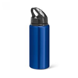  Sticla sport din aluminiu si PP cu pai flexibil