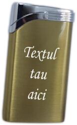  Bricheta Personalizata Aurie, Antivant, Gravata cu Textul Tau, E5 Bricheta