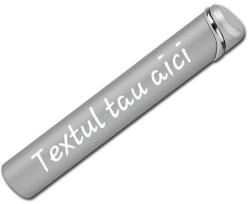  Bricheta Personalizata Metalica, Rotunda, Gravata cu Textul Tau Bricheta