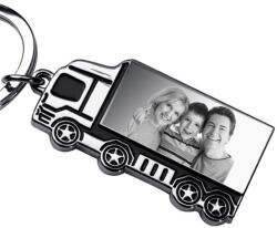  Breloc personalizat metalic in forma de TIR gravat cu poza - dalimag - 99,00 RON