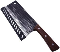  Cutit Tip Satar Pentru Transat si Feliat, Lama Forjata, Maner Nituit, Protectie Lama, Agatatoare, 31 cm
