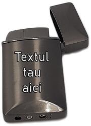  Bricheta Personalizata Neagra, Antivant, Gravata cu Textul Tau, Model Deosebit Bricheta