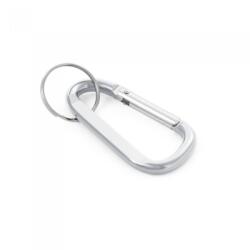  Breloc Prindere din Aluminiu, cu Inel si Zona Plata pentru Personalizare, 32 x 57 x 5 mm - Culoare: Verde
