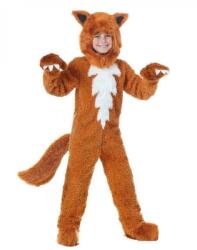  Costum de Vulpe Pentru Copii, 100 Cm, Maro Costum bal mascat copii