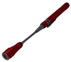  Recuperator Telescopic cu sistem de prindere la curea , Varf Magnetic, Lungime Maxima 67 Cm, rosu