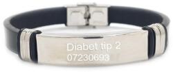  Bratara personalizata medicala Diabet tip 1. diabet tip 2 si numarul de telefon