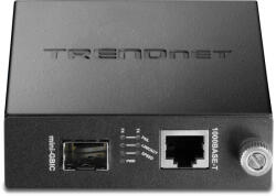 TRENDnet Mediaconvertor SFP 100 Mbps / 1000 Mbps, single sau multi mode, 120 Km - TRENDnet TFC-1000MGA (TFC-1000MGA)