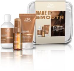Wella Ultimate Smooth Set utazási készlet a fénylő és selymes hajért