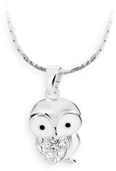 JSB Bijoux Swarovski kristállyal díszített baglyos nyaklánc